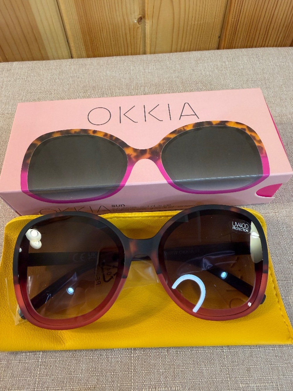 New Okkia ANNA- Big Butterfly Sunglasses